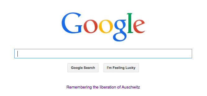 Google Celebrates the Holocaust