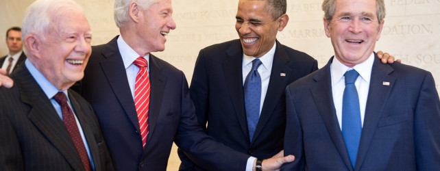 Four_U.S._presidents_in_2013
